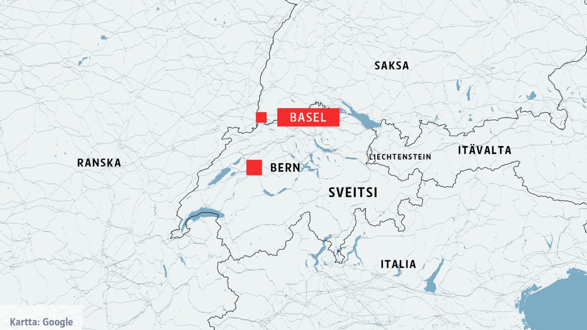 sveitsi kartta Kaksi ihmistä ammuttu kahvilassa Sveitsissä | Yle Uutiset | yle.fi sveitsi kartta