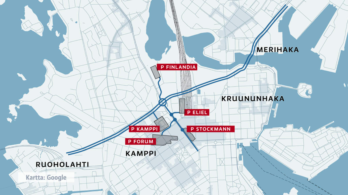 helsingin tunneliverkosto kartta Yle sai käsiinsä salaiset suunnitelmat: Kaksi suurta  helsingin tunneliverkosto kartta