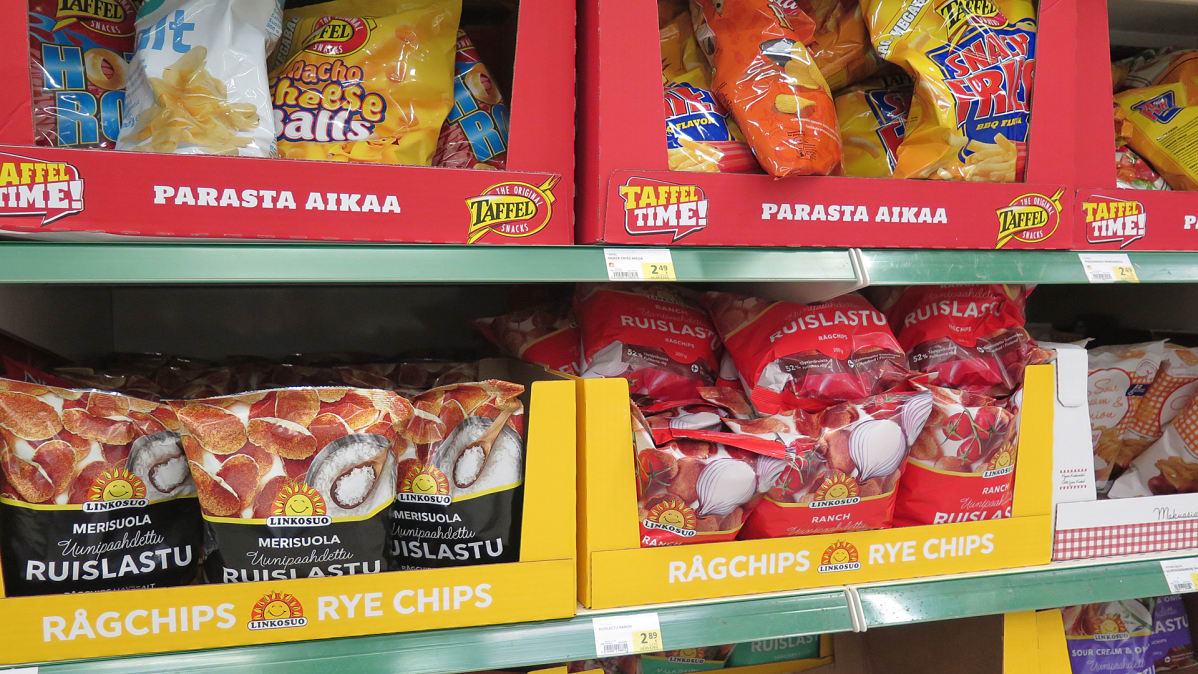 Sipsipusseja hyllyssä