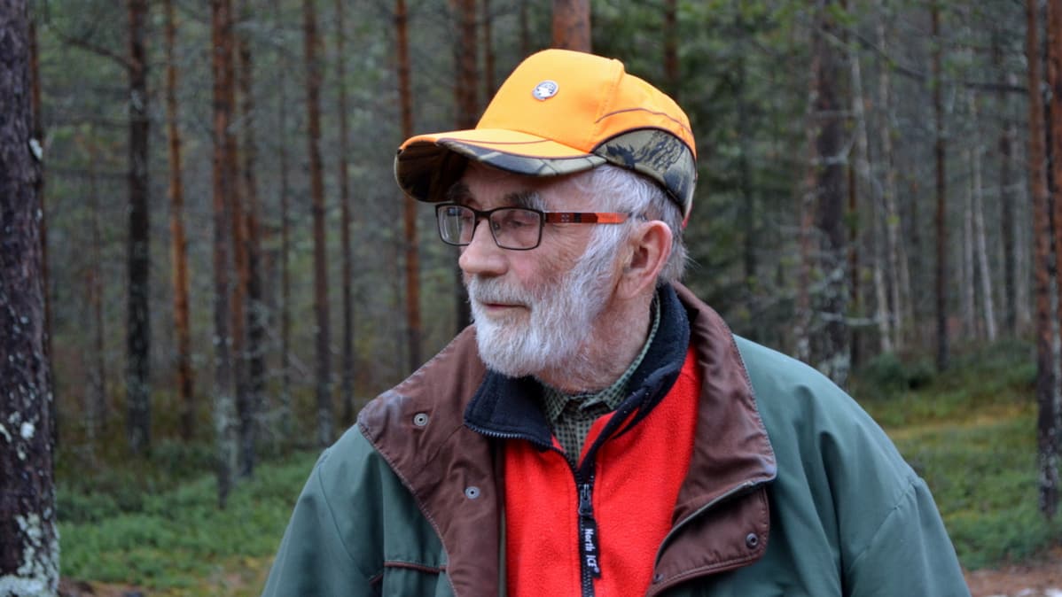 Metsänomistaja Teuvo Karen Kuivaniemi.