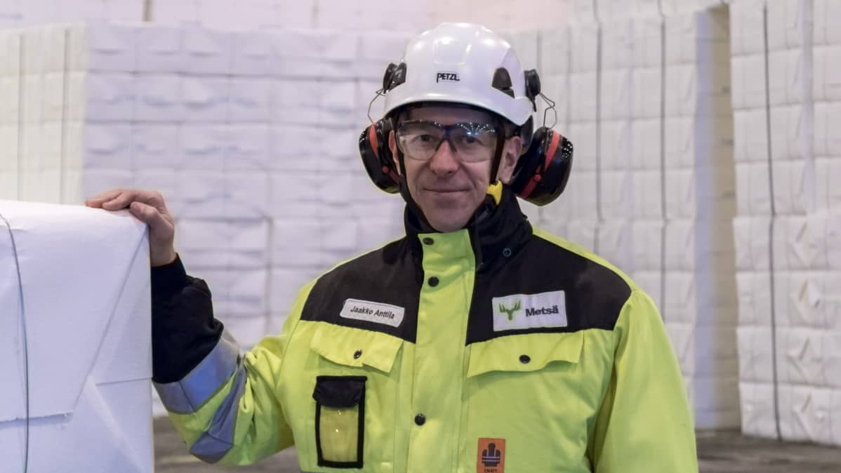 Tehtaanjohtaja Jaakko Anttila, Metsä Fibre Oy Joutsenon tehdas