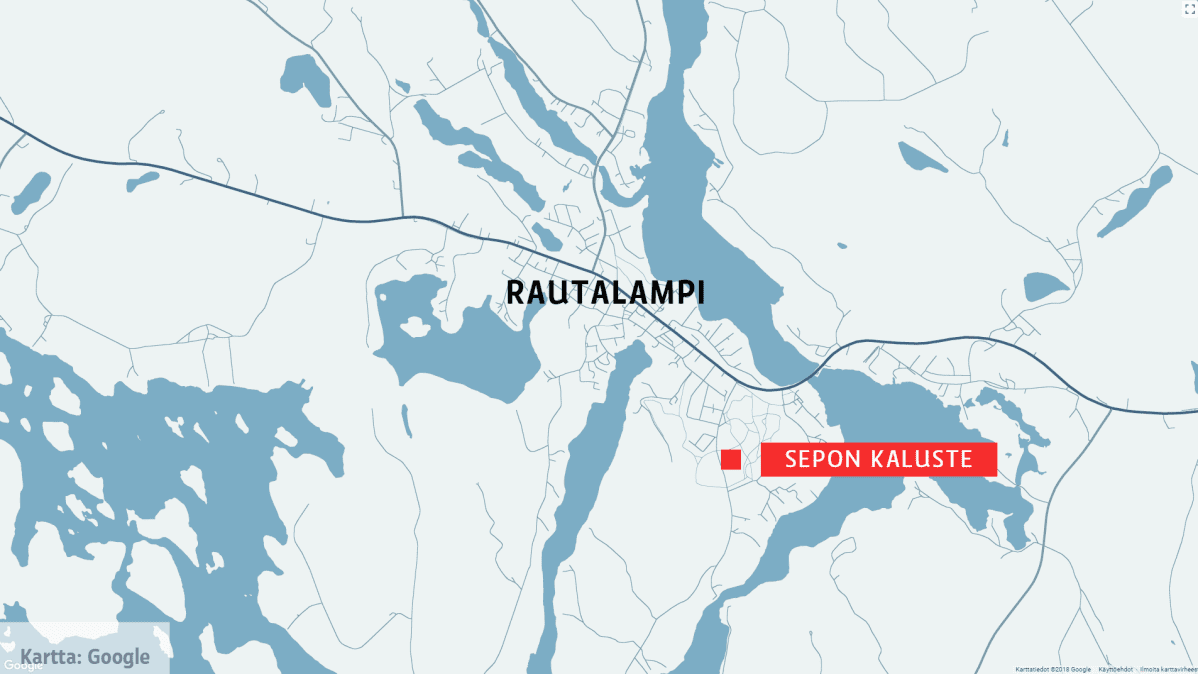 Kartta Rautalampi.