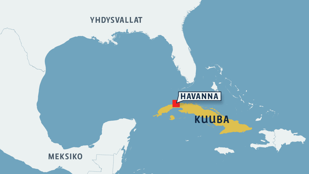 kuuban kartta Yli sataa matkustajaa kuljettanut lentokone pudonnut Kuubassa 