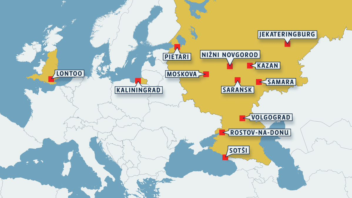 volgograd kartta Täältä tullaan Venäjä, uhoavat Englannin fanit – mutta 