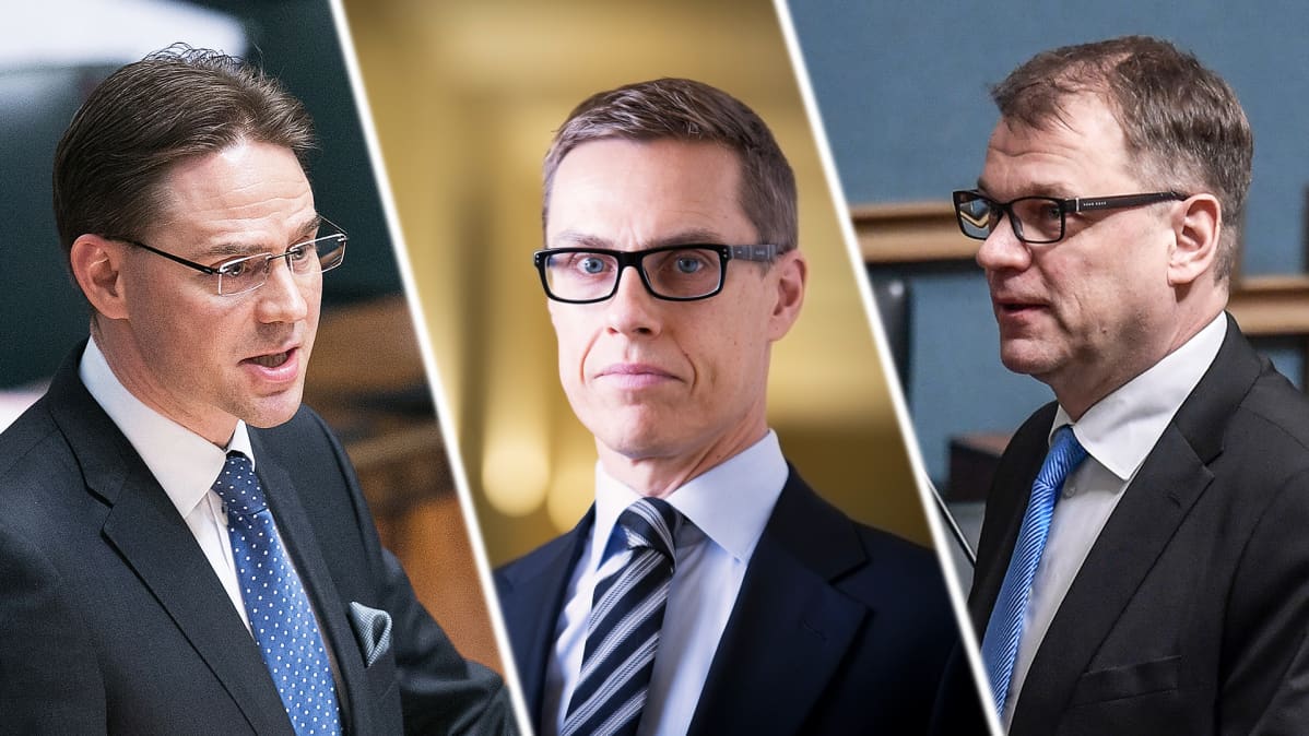 Jyrki Katainen, Alexander Stubb ja Juha Sipilä