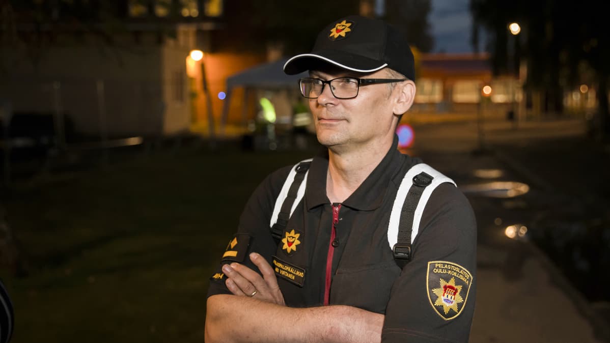 Apulaispalopäällikkö Ari Virtanen
