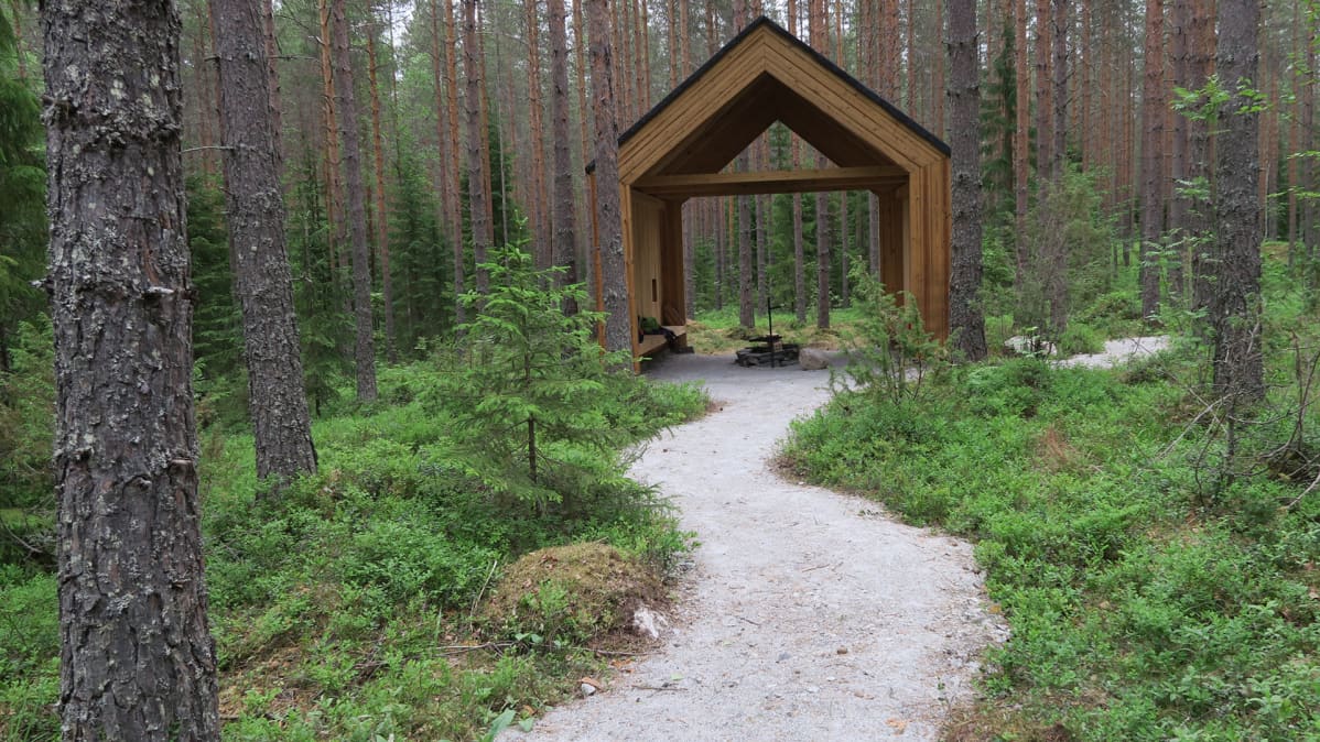 Nuotiokatos Kintulammin virkistysalueella
