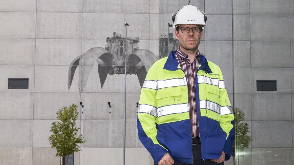 Vantaan Energian tuotantopäällikkö Kalle Patomeri