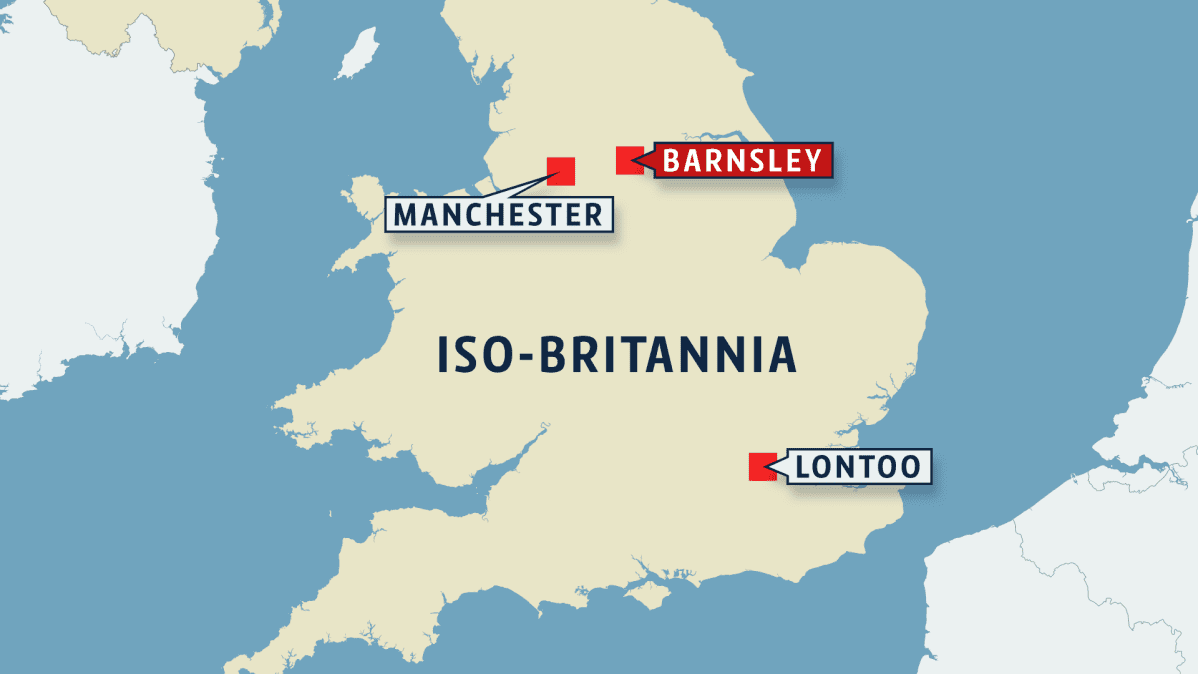 iso britannia kartta Suuri poliisioperaatio Pohjois Englannissa – miestä puukotettiin 