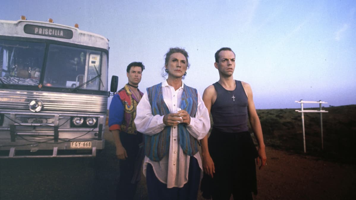 The Adventures of Priscilla, Queen of the Desert -elokuvan lehdistökuva.