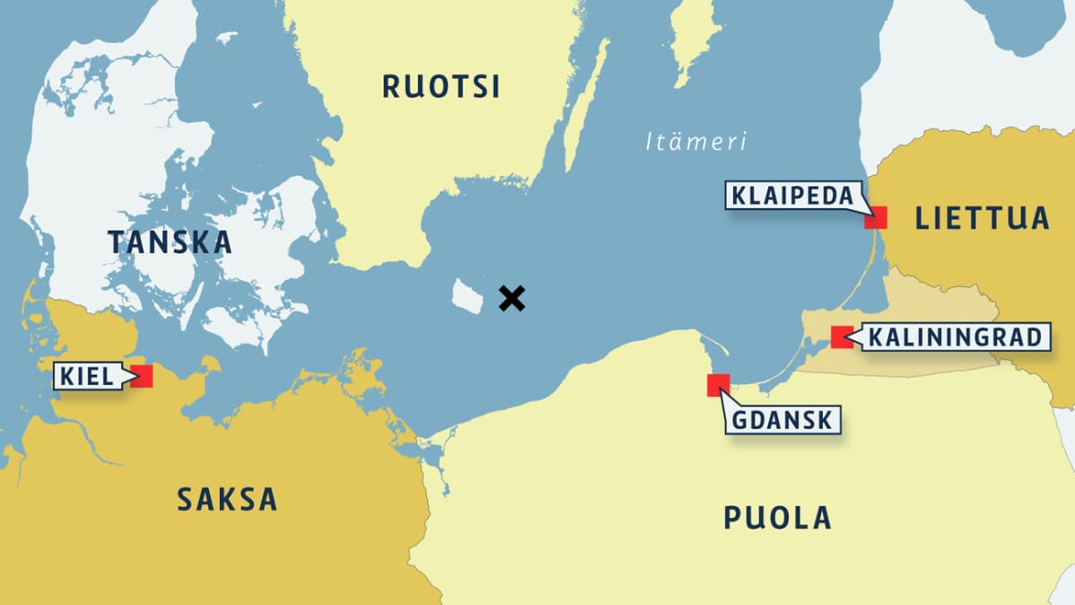 klaipeda kartta Koneviasta kärsinyt matkustajalautta jatkaa matkaansa Itämerellä 