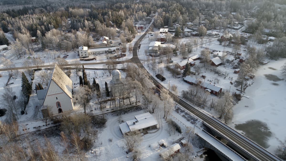 Pyhtään kirkonkylä 12.1.2018