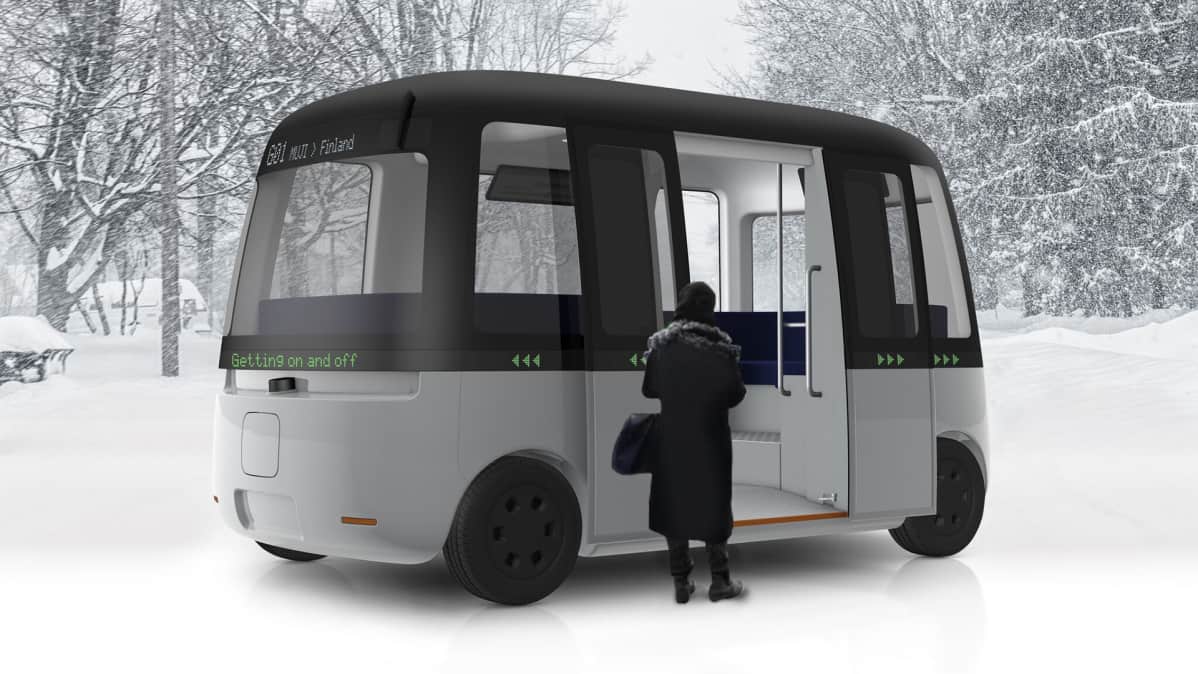 MUJI ja Sensible 4 ovat yhdistäneet osaamisensa kehittääkseen maailman ensimmäisen kaikissa sääolosuhteissa toimivan, tyylikkään robottibussin.
