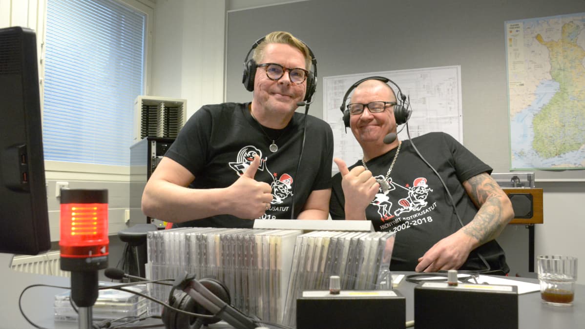 AKK:n Jari Vesa ja Tommi Reponen.