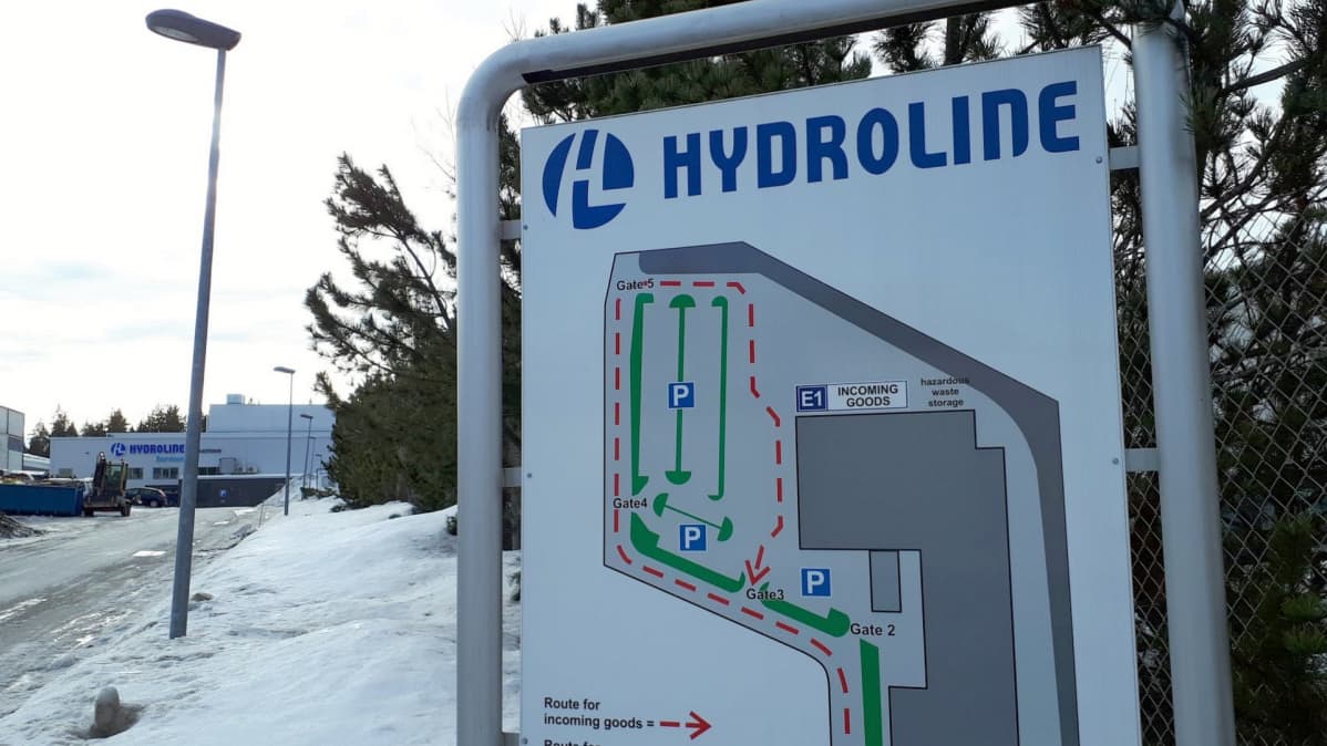 Hydrolinen tehdas Siilinjärvellä.