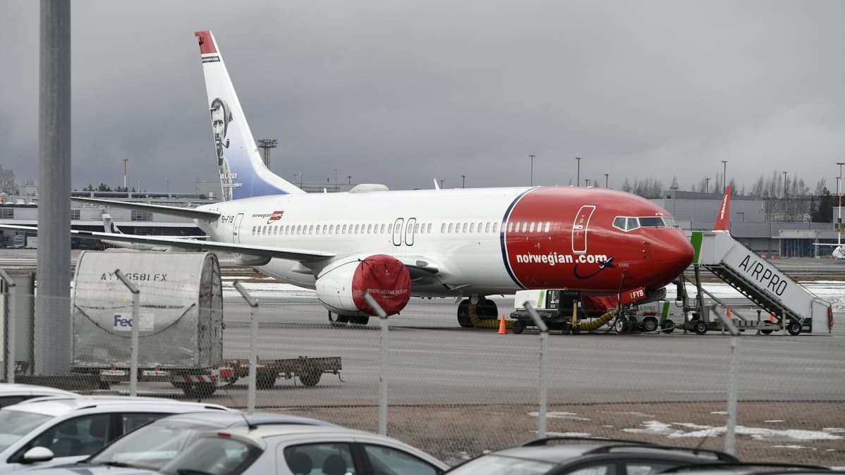 norwegian lentokoneet