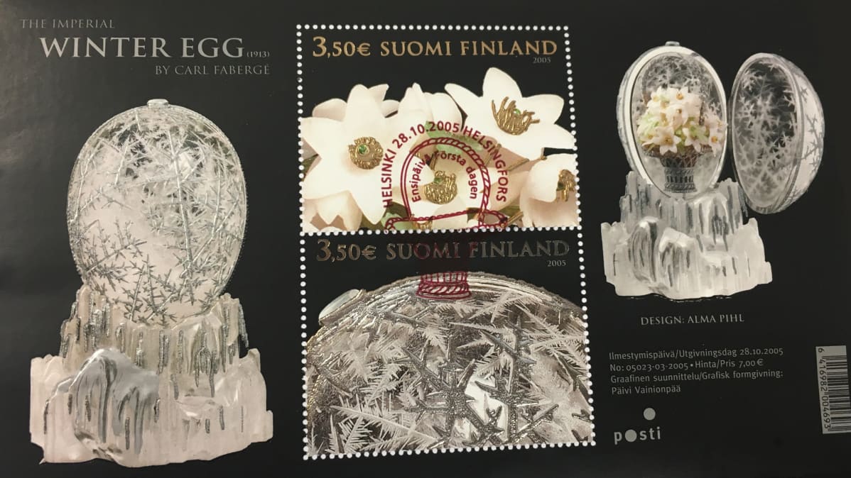 Fabergén Talvimunapostimerkit