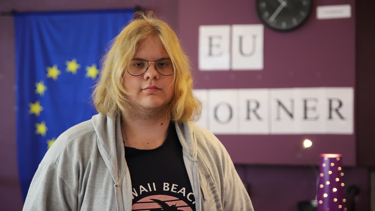 Lukiolainen Oskar Englund Haaparannan Tornedalsskolanista.