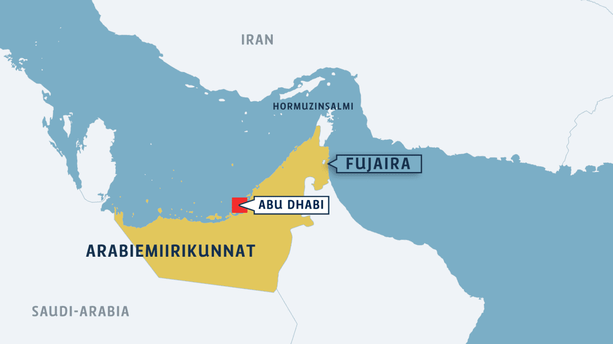 arabiemiirikunnat kartta Saudi Arabia: Tankkerimme joutuivat sabotaasin kohteiksi – Alkaako 