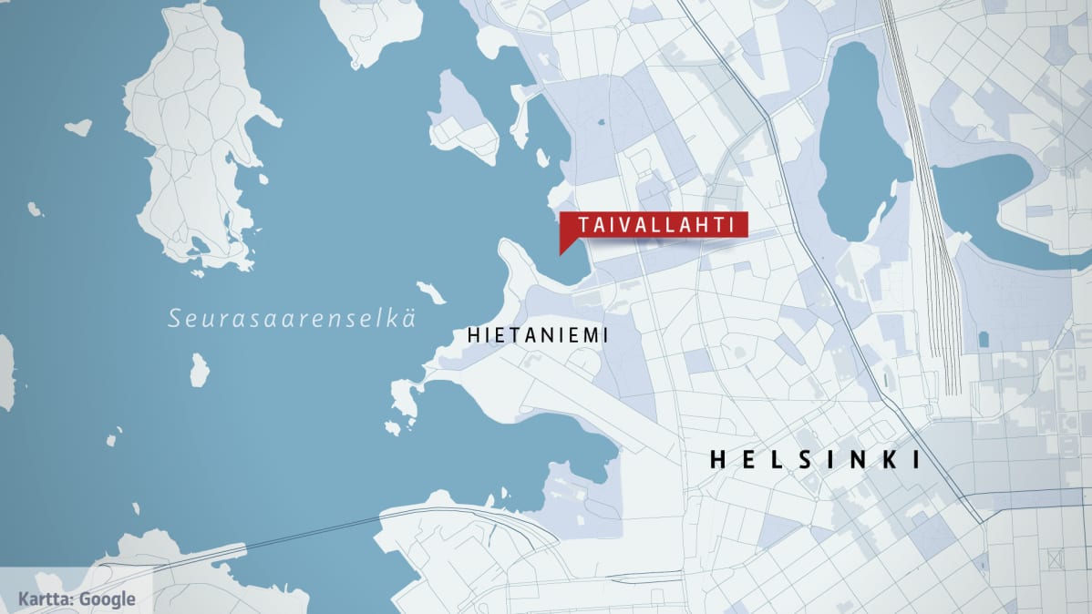 hietaniemi helsinki kartta Helsingin Taivallahden rannasta löytyi kuollut mies | Yle Uutiset 