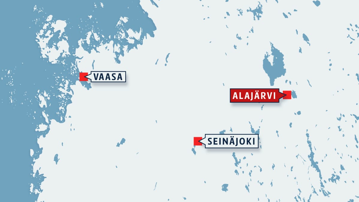 alajärvi kartta Alajärvellä kadonnut nuori uimari löytyi hukkuneena | Yle Uutiset 