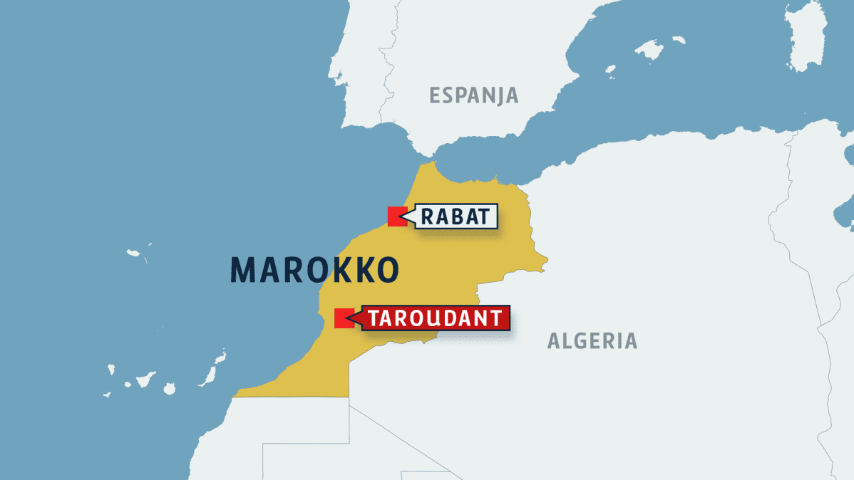 marokko kartta Joki tulvi jalkapallo otteluun Marokossa – seitsemän kuoli | Yle 