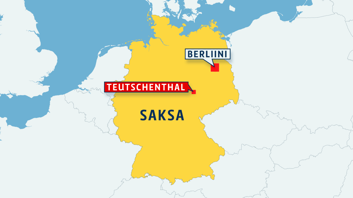 saksan kartta Kaivosräjähdyksessä loukkuun jääneet 35 ihmistä pelastettu 