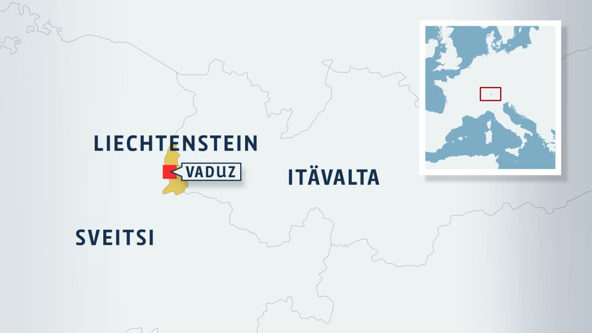 Liechtensteinin kartta