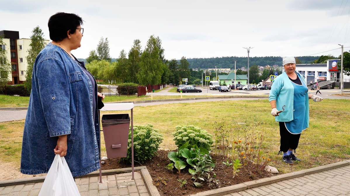 Kuvassa on näkymä Valko-Venäjän maaseudulta.