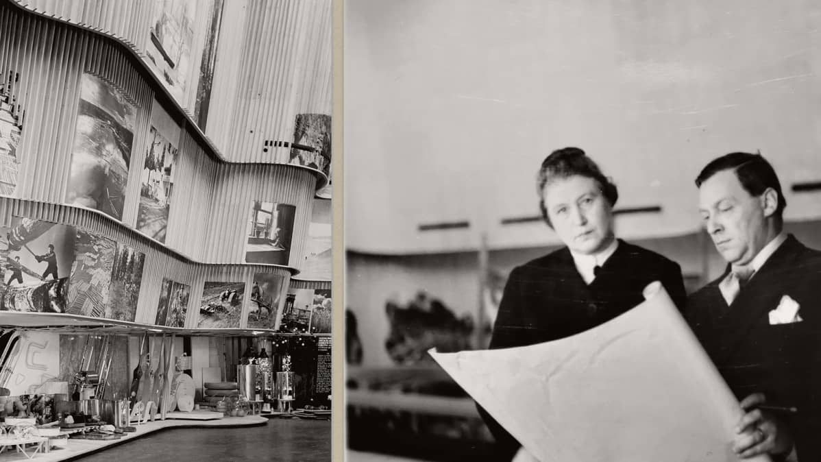 Aino ja Alvar Aalto New Yorkin maailmannäyttelyssä 1939