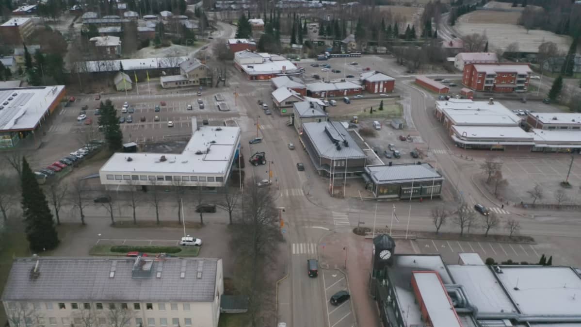 Ilmakuvaa Iitissä sijaitsevasta Kausalasta.