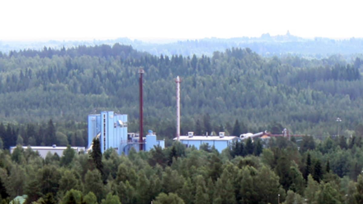 Pellettitehdas Ilomantsissa.