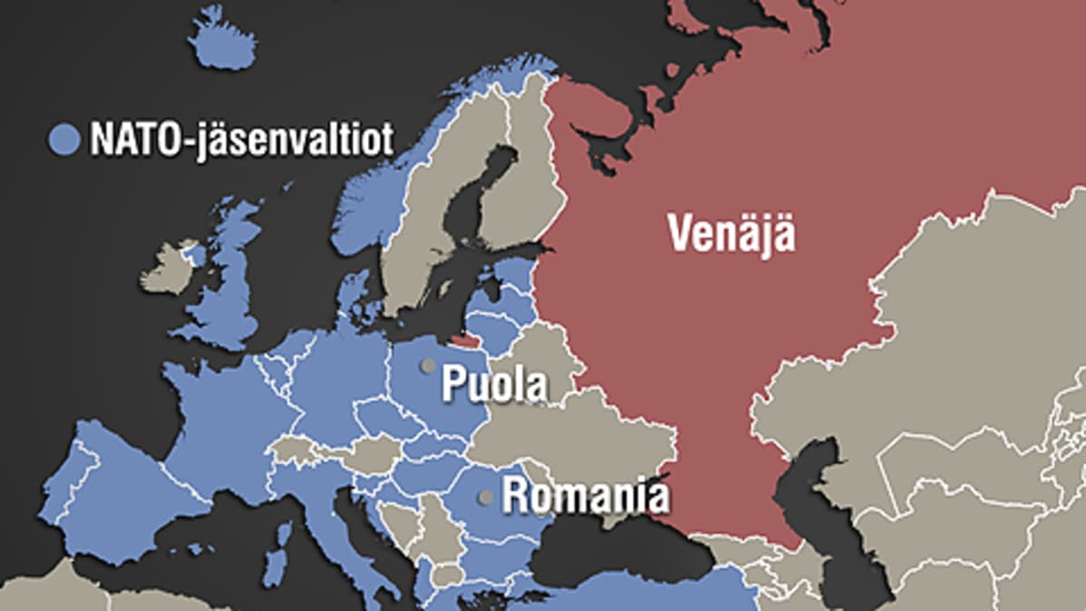 nato maat kartta Venaja Ja Nato Tormayskurssilla Yle Uutiset Yle Fi nato maat kartta