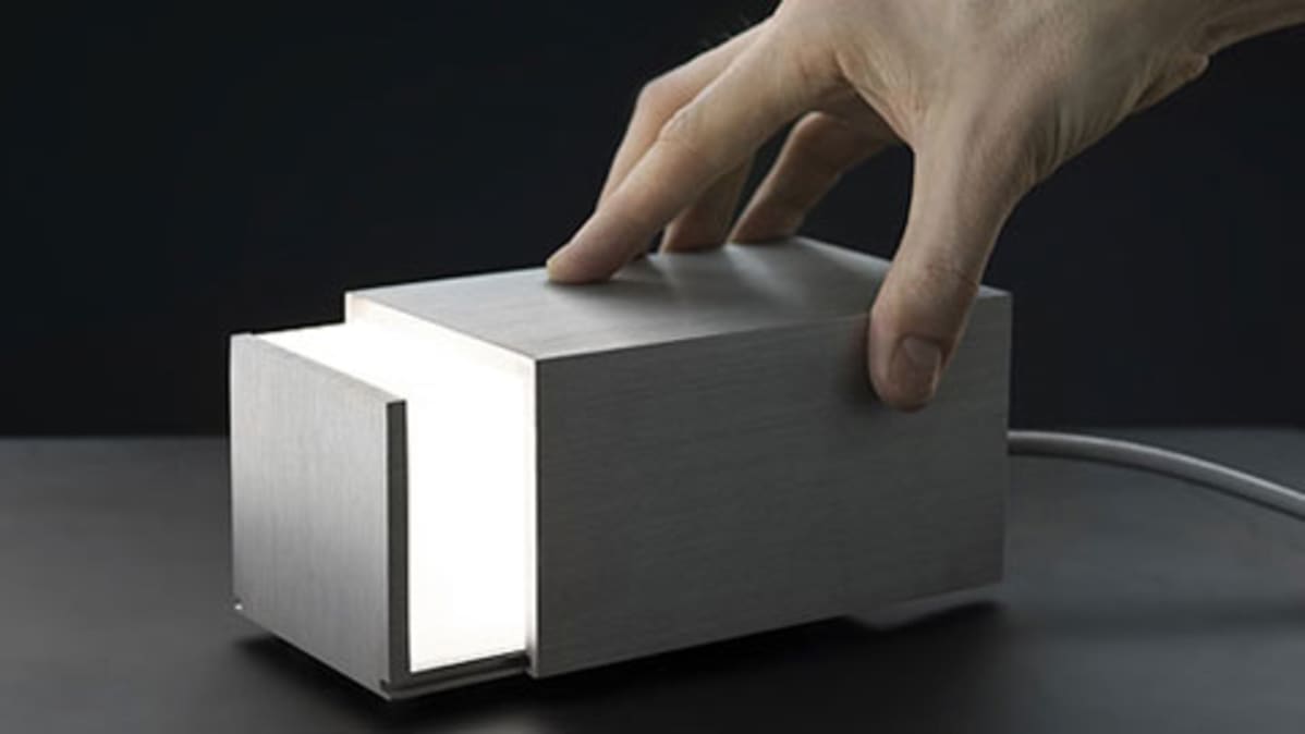 Box Light -valaisin. Design Jonas Hakaniemi.