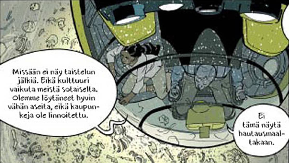 Sarasvatin hiekassa tutkijat havaitsevat, että jäätiköt ovat vaarassa sulaa, minkä seurauksena maapalloa katastrofi. 