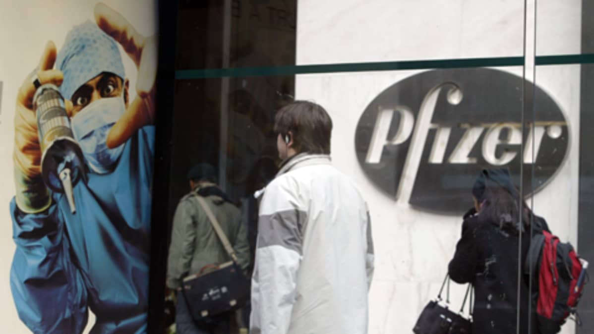 Phizerin pääkonttori New Yorkissa joulukuussa 2004