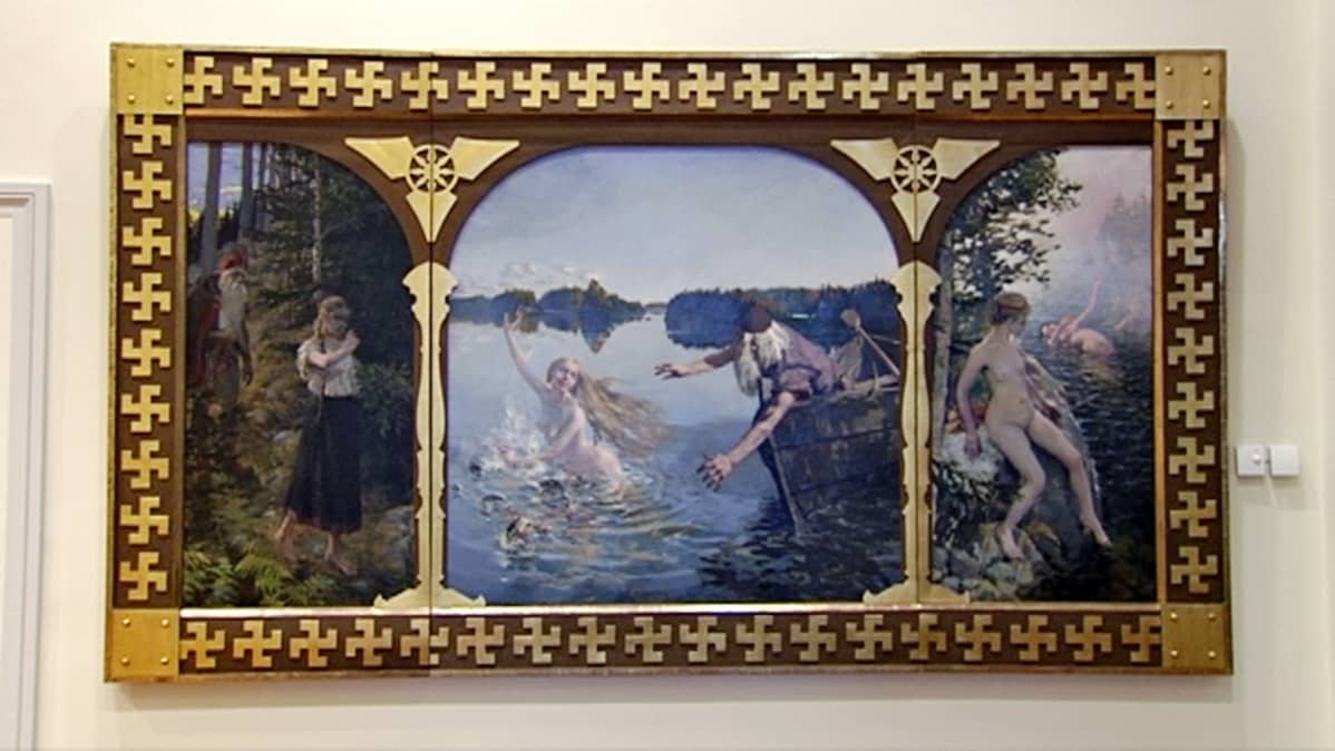 Akseli Gallen-Kallelan Aino-triptyykki.