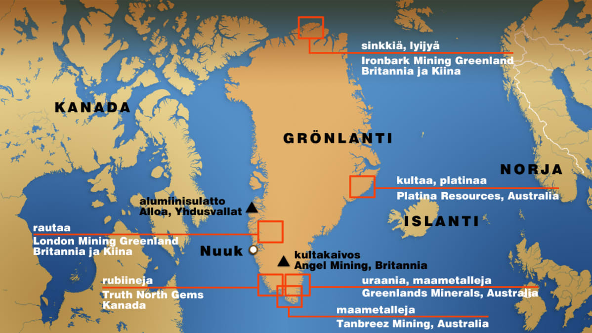 grönlanti kartta Gronlanti Havittelee Itsenaisyytta Yle Uutiset Yle Fi grönlanti kartta