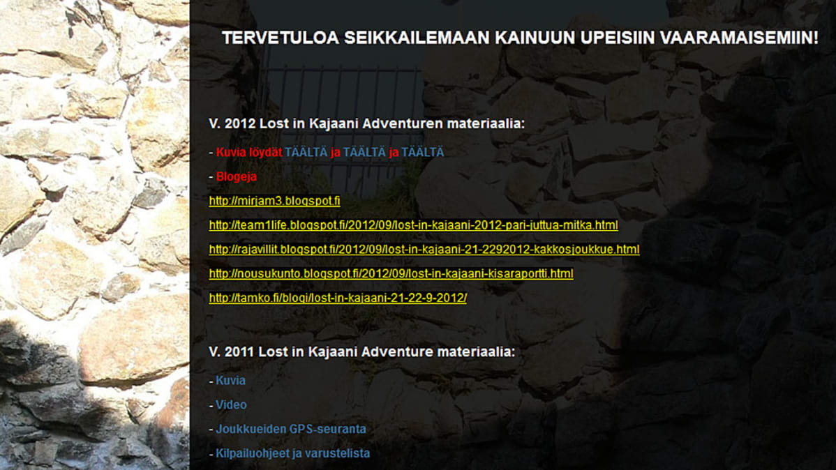Lost in Kajaani -seikkailu-urheilutapahtuma on saanut suosiota bloggaajien kautta.