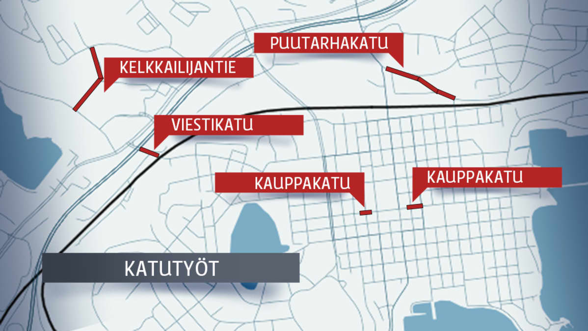 viestikatu 3 kuopio kartta Kuopion katuja remontoidaan syksyllä raskaalla kädellä – katso 