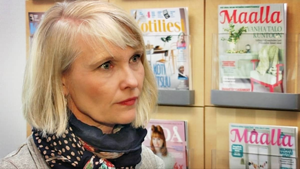 Kotilieden päätoimittaja Leeni Peltonen.