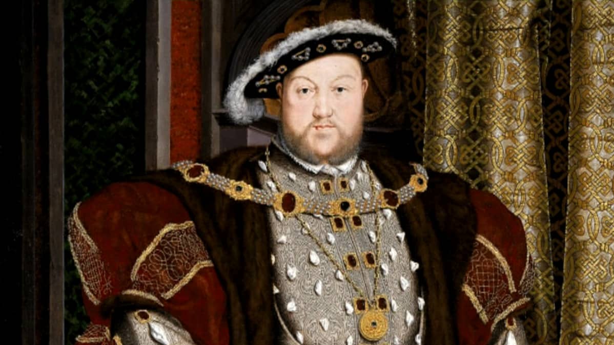 Hans Holbein nuoremman maalaus Henrik VIII:sta.