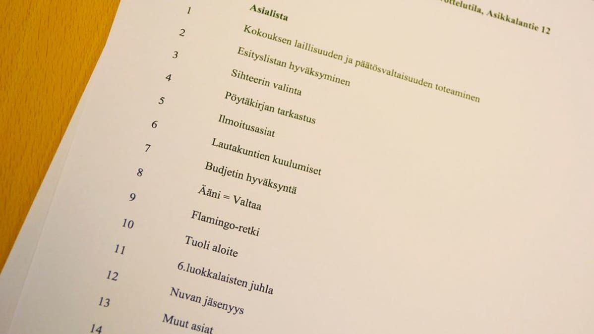 Asikkalan nuorisovaltuuston asialista.