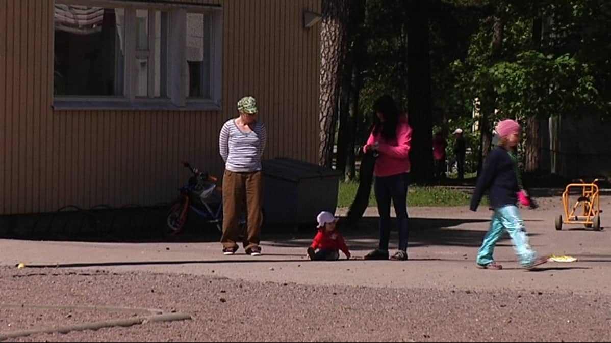 Santahaminan päiväkodin piha