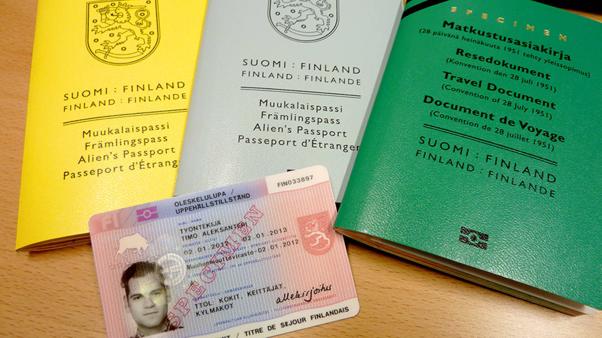 Maahanmuuttoviraston myötämiä asiakirjoja