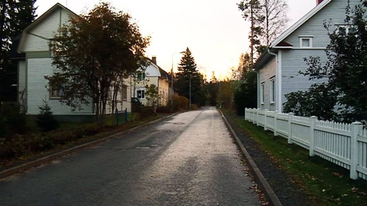 Puutaloja Seinäjoen Kapernaumissa.