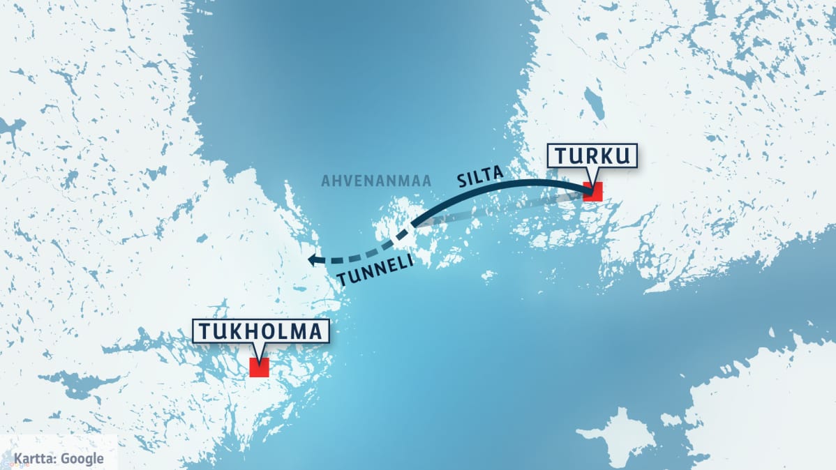 ruotsin kartta välimatkat Tunneli Suomesta meren ali Ruotsiin – täysi utopia vai 