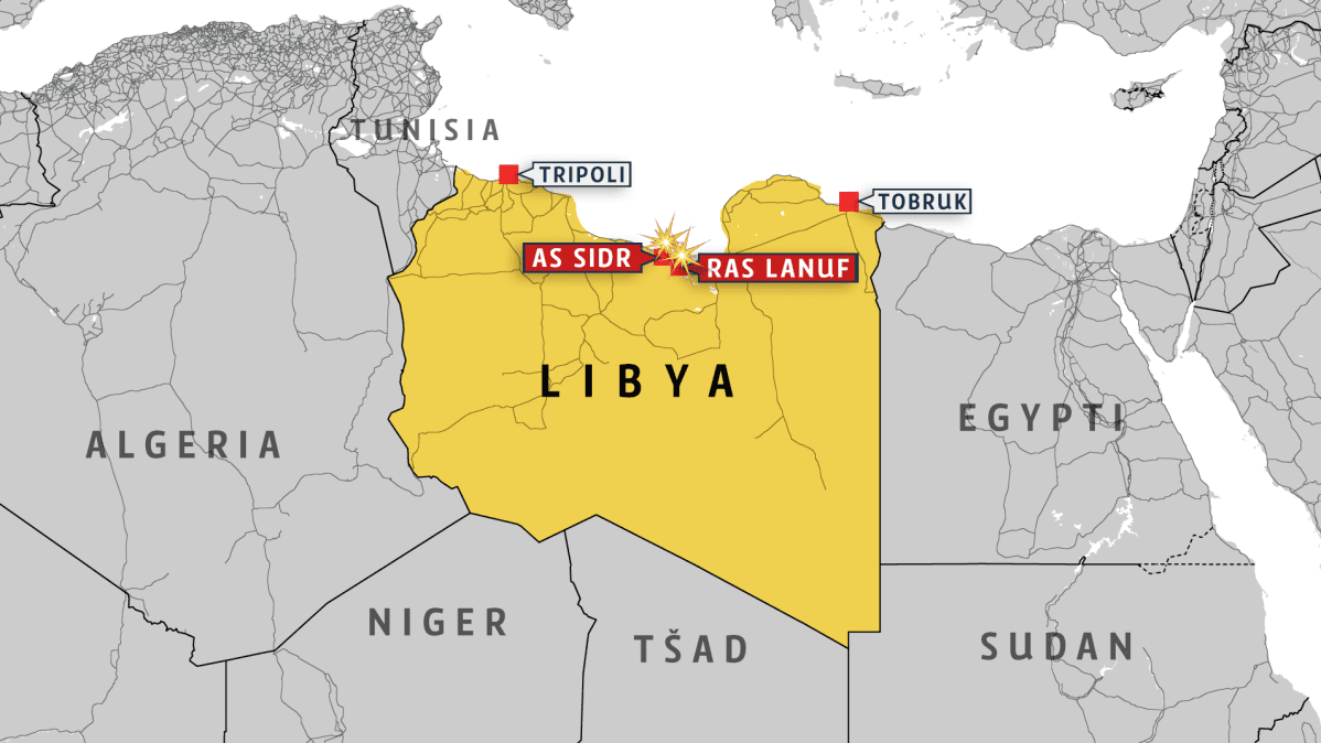 libya kartta Isis tulittaa tärkeää öljysatamaa Libyassa | Yle Uutiset | yle.fi