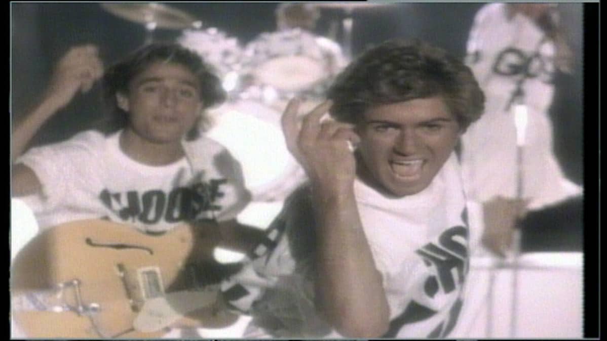 Wham! -yhtye nousi 80-luvulla suosioon muun muassa videoilla musiikkikanava MTV:llä.