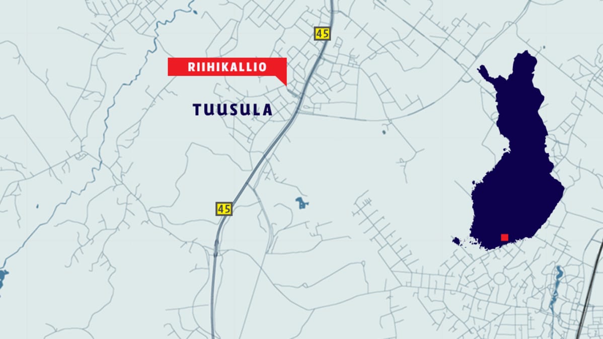 Tuusulan kartta.